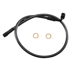 ��� �u���[�L���C�� - 12mm-90° - 26�C���` - �u���b�N�p�[�� �}�O�i�� Brake Line - 12mm-90° - 26 - Black Pearl AS478026 DRAG 17415511