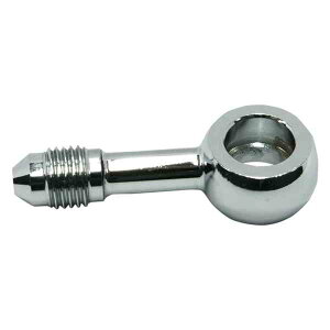 取寄せ -3バンジョーフィッティング マグナム Banjo Fitting - 10 mm - AN3 180° - Chrome 1703-58 DRAG 17420471