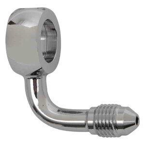 取寄せ -3バンジョーフィッティング マグナム Banjo Fitting - 12 mm - AN3 90° - Chrome 1703-53 DRAG 17420646