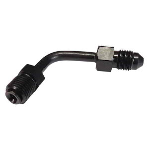  ABSAbp[u[LCA_v^[ }Oi ABS Upper Brake Line Adapter - 4 3/4 Length - Black AS47026 DRAG 17420658