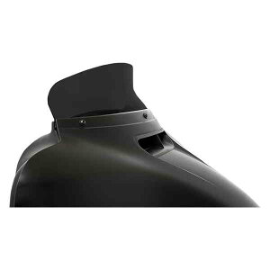 ��� �X�|�C���[ �E�C���h�V�[���h - 4-1/2�C���` - �_�[�N�u���b�N�X���[�N - 14-22 FLH �����t�B�X�V�F�[�h Spoiler Windshield - 4-1/2 - Dark Black Smoke - '14-'22 FLH MEP84610 DRAG 23100661