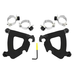 ��� �K���g���b�g�}�E���g�L�b�g - �u���b�N - FXD �����t�B�X�V�F�[�h Gauntlet Mounting Kit - Black - FXD MEB1993 DRAG 23200119