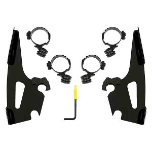  obgEBO tFAO gK[ bNtLbg tBXVF[h Batwing Mounting Kit - Black - Honda MEB2067 DRAG 23210766