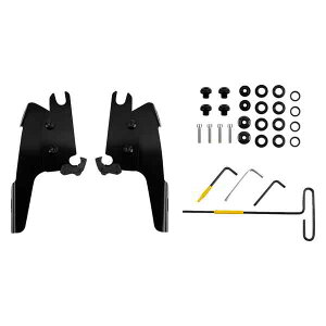  obgEBO tFAO gK[bNtLbg tBXVF[h Batwing Mounting Kit - Black - Chief Bobber MEB2071 DRAG 23210769
