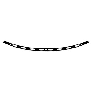  tgKXg - ubN - I[o - FLH 96-13 tBXVF[h Windshield Trim - Black - Oval - FLH '96-'13 MEB0946 DRAG 23500366