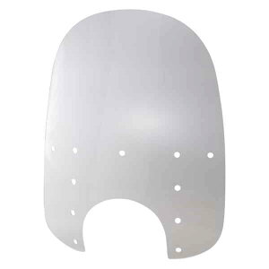  btgKXvX`bN tBXVF[h Fats Windshield - 19 - 9 Headlight Cutout - Clear - Plastic MEP3810 DRAG MEP3810