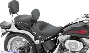��� ���C�h���A�V�[�g - �X�^�b�Y - �u���b�N - FL/FX 06-17 �}�X�^���O Wide Rear Seat - Studded - Black - FL/FX '06-'17 79533 DRAG 08020535