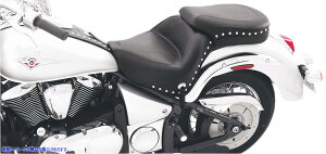  Chc[O2AbvV[g }X^O Seat - Wide - Touring - Without Backrest - One-Piece - Chrome Studded - Black w/Conchos - VN900 76126 DRAG 08100508