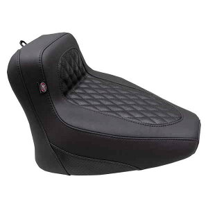 ��� �X�N�G�A�o�b�N�\���V�[�g �}�X�^���O Squareback Seat - Solo - Black - Diamond Stitch - Chief '22-'23 88201 DRAG 08102381