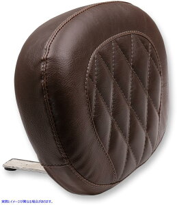  Sissy Bar Pad -SmallADiamond }X^O Sissy Bar Pad - Standard - Brown - Diamond - FXS/FLS '11-'17 76769 DRAG 08220313