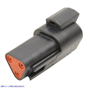  Deutsch DTV[ꂽRlN^R|[lg - zRlN^ iY Deutsch Receptacle - 3 Pin - Black DR-3B DRAG 21200042