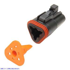  Deutsch DTV[ꂽRlN^R|[lg - zRlN^ iY Deutsch Plug - 2 Pin - Black DP-3B DRAG 21200054