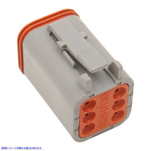  Deutsch DTV[ꂽRlN^R|[lg - zRlN^ iY Deutsch Plug - 6 Pin - Gray DP-6G DRAG 21200057