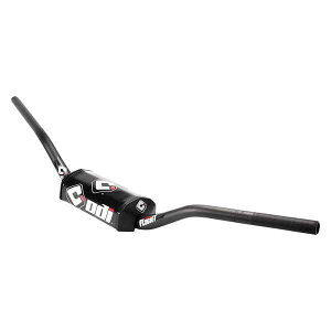 ��� 1-1/8�C���` �t���C�g �m���N���X�u���[�X �n���h���o�[ - FMX - �u���b�N �I�[�f�B�[�A�C 1-1/8 Flight Non-Crossbrace Handlebar - FMX - Black H641CFB DRAG 06015019