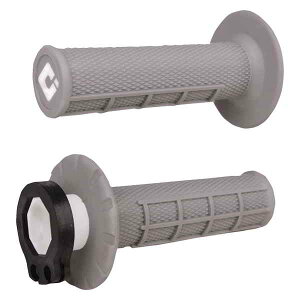 取寄せ V2ワッフルロックオングリップ オーディーアイ Grips - MX - Half Waffle - Soft Gray H36HWG DRAG 06302271