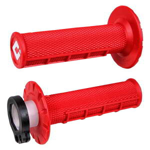  V2btbNIObv I[fB[AC Grips - MX - Half Waffle - Red H36HWR DRAG 06302275