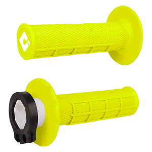  V2btbNIObv I[fB[AC Grips - MX - Half Waffle - Fluorescent Yellow H36HWY DRAG 06302278