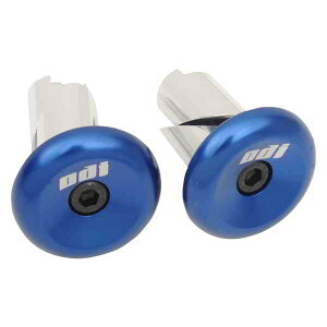 ��� �A���~�n���h���o�[�G���h�v���O - �u���[ �I�[�f�B�[�A�C Aluminum Handlebar End Plug - Blue F71APU DRAG 06340301