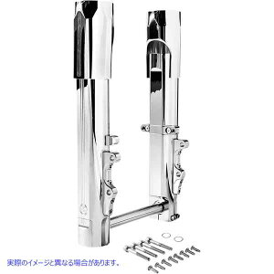 ��� Phatour 180�t�����g���C�h�^�C���L�b�g �p�t�H�[�}���X�}�V�[�� (PM) Lower Fork Leg - Chrome - Dual Disc 0208-2173-CH DRAG 04030172