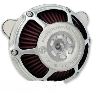  őHPGAN[i[ ptH[}X}V[ Max HP Air Cleaner - Chrome - CV/EFI 0206-2078-CH DRAG 10101323