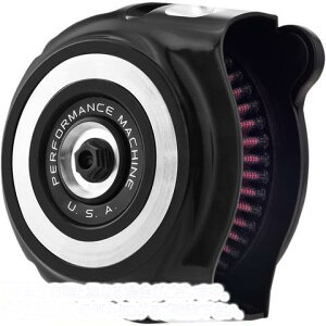  re[WGAN[i[ ptH[}X}V[ (PM) Vintage Air Cleaner - Contrast Cut - Big Twin 0206-2130-BM DRAG 10102230