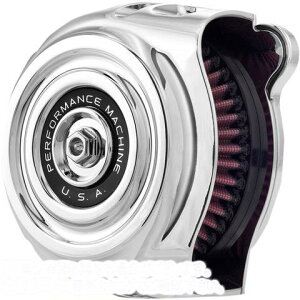  re[WGAN[i[ ptH[}X}V[ (PM) Vintage Air Cleaner - Chrome - Big Twin 0206-2130-CH DRAG 10102231