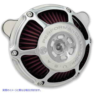  őHPGAN[i[ ptH[}X}V[ (PM) Max HP - Air Cleaner - Chrome - M8 0206-2141-CH DRAG 10102674