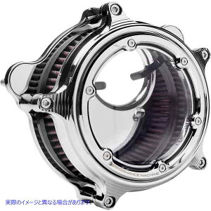  rWGAN[i[ ptH[}X}V[ (PM) Vision Air Cleaner - Chrome - M8 0206-2156-CH DRAG 10102741
