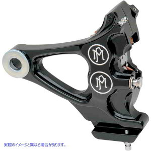 4sXgfBt@V{ALp[ ptH[}X}V[ (PM) 4-Piston Caliper - Rear - Contrast Cut? - 84-99 Softail 1274-0076-BM DRAG 17010317