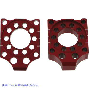  ԎubN vT[Lbg Axle Blocks - Honda CRF150R - Red HAB07 DRAG 12310106