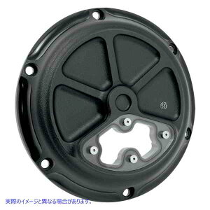 取寄せ 透明度ダービーカバー RSD ローランドサンズデザイン Clarity Derby Cover - Black Ops 0177-2035-SMB DRAG 09401191