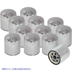  ICtB^[ GXAhGX TCN Oil Filter - Chrome - 12-Pack 310-0240 DRAG 07120497