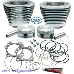 取寄せ 106 ストローカーモーター用のシリンダー&ピストンキット エスアンドエス サイクル Cylinder and Piston Kit 910-0199 DRAG 09310431