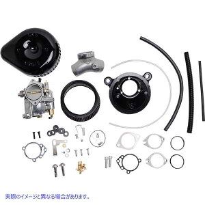  X[p[E/GLu^[уXeXLbg GXAhGX TCN Carburetor G and Stealth Air Kit - Black - Big Twin '84-'99 110-0148 DRAG 10010088