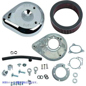  GAN[i[ GXAhGX TCN Teardrop Air Cleaner - Chrome - '08-'17 170-0305B DRAG 10102165