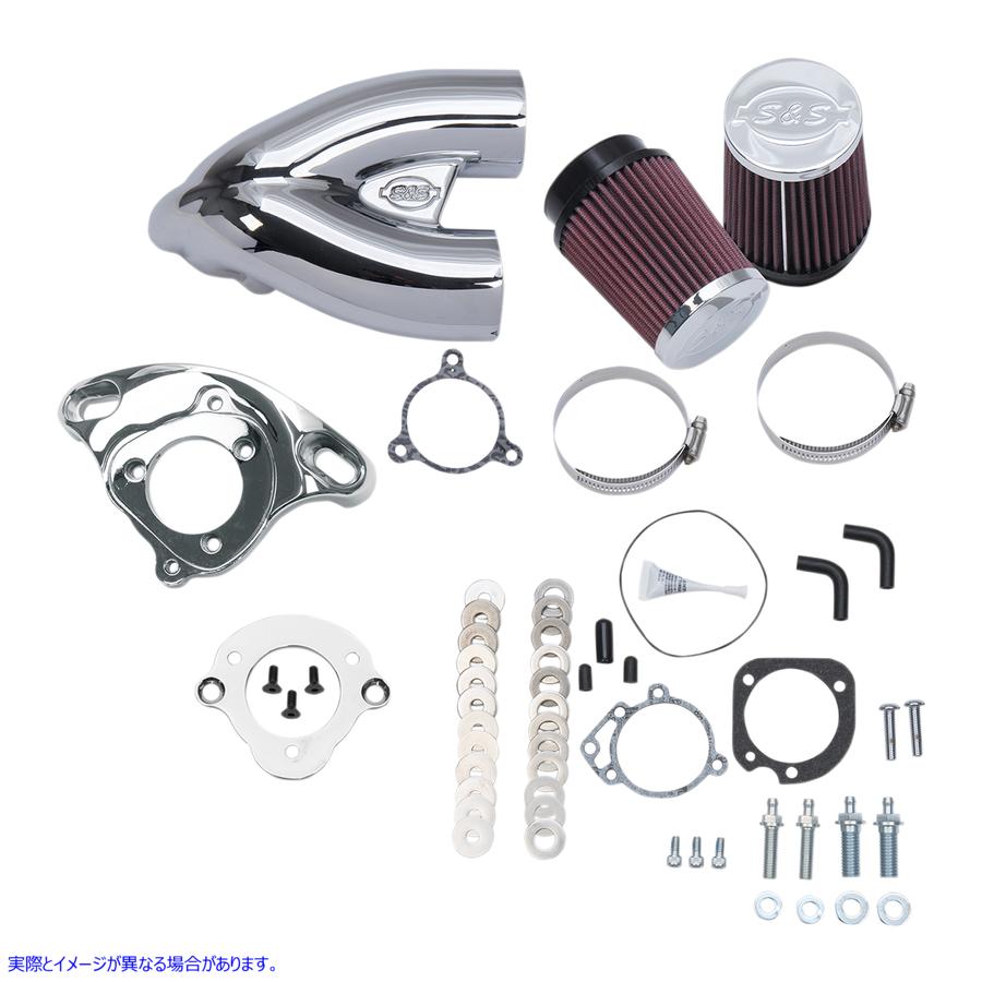 SS CYCLE 米国取寄せ 取寄せ Tuned 2021最新作 Induction Air Cleaner Chrome 17 SALE開催中 エスアンドエス サイクル 170-0308B Cam Intake Twin