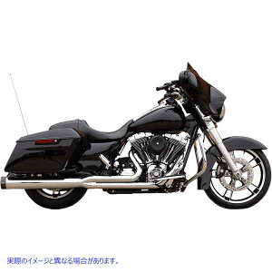 ��� 95-16 FL�p 2-into-1�G�L�]�[�X�g - �N���[�� �G�X�A���h�G�X �T�C�N�� 2-into-1 Exhaust for '95-'16 FL - Chrome 550-0776 DRAG 18002389