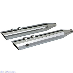 ��� �X���b�V���J�b�g �X���b�v�I���}�t���[ - �N���[�� �G�X�A���h�G�X �T�C�N�� Slash Cut Slip-On Mufflers - Chrome 550-0695 DRAG 18011207