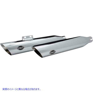 ��� �X���b�V���J�b�g�}�t���[ - 50�B - �N���[�� �G�X�A���h�G�X �T�C�N�� Slash Cut Mufflers - 50 State - Chrome 550-0753B DRAG 18011475