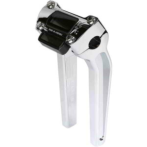  nho[CU[ XbV TvC Handlebar Risers - Pull Back - 9-1/2 - Gauge Cutout - Chrome TSC-9500-3 DRAG 06021059