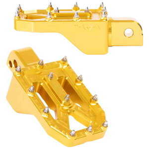 ��� �A�O���b�T�[ �t�b�g�y�O - ���A - �S�[���h - FL/FX 18-25 �X���b�V�� �T�v���C Aggressor Foot Pegs - Rear - Gold - FL/FX '18-'25 TSC-2022-5-SR DRAG 16202780