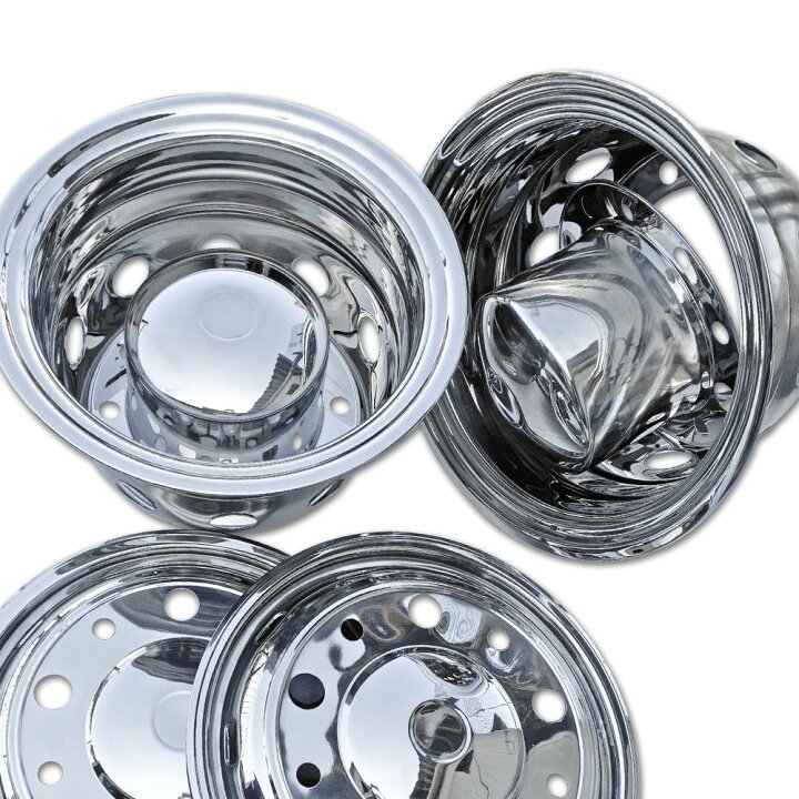 楽天市場】新ISO 10穴 22.5-8.25 off162 対応 ステンレス ホイール 