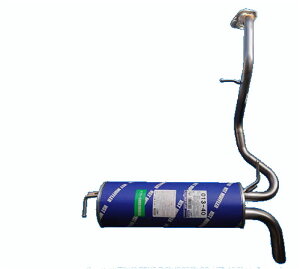 HST マフラー 013-40 ニッサン ノートSNE12 本体オールステンレス 車検対応 純正同等