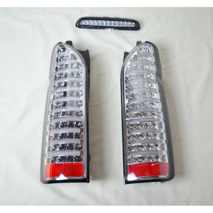 楽天市場】200系ハイエースLEDクリアチューブテールランプとハイ 