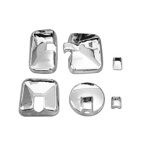 ミラーカバー クルージングレンジャー ライジングレンジャー メッキ 日野 サイド アンダ ーミラー カバー 1台分 セット ZERO AP-T036