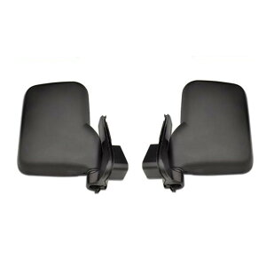 E25 キャラバン 前期 後期 DX 純正 タイプ ブラック サイド ドア ミラー 左右 新品 AP-046LR