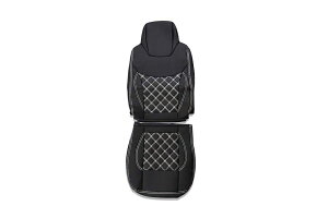 �����U �G���t 6�^�W���L���u / NJR/NKR �O���[�hSG/ST/SE CUSTOM �^�]�� �_�C���J�b�g �z���C�g �X�e�b�` PVC ���U�[ �V�[�g�J�o�[ AP-CV017R-WL