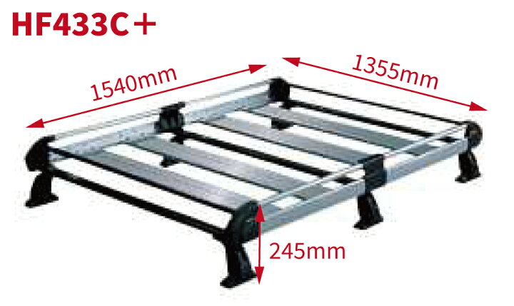 楽天市場】タフレック ルーフキャリア デリカD:5 CV1W CV2W CV3W CV4W 