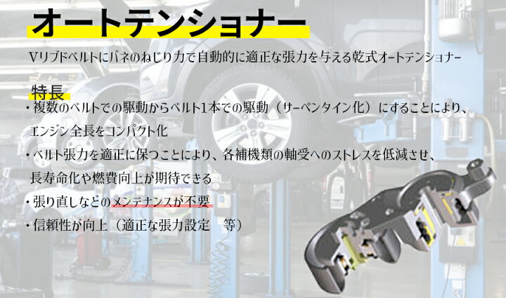 楽天市場】BANDO オートテンショナー ファンベルトセット シビック FD2 
