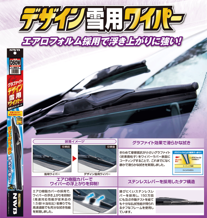 Amazon | NWB 雪用ワイパー ムーブカスタム LA100S/LA110S